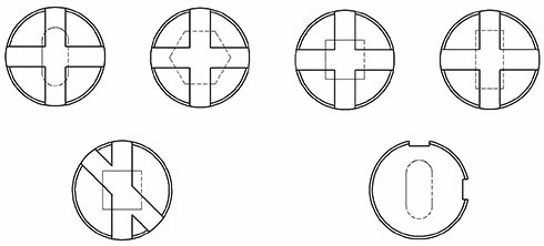 Punch Keyway Positions