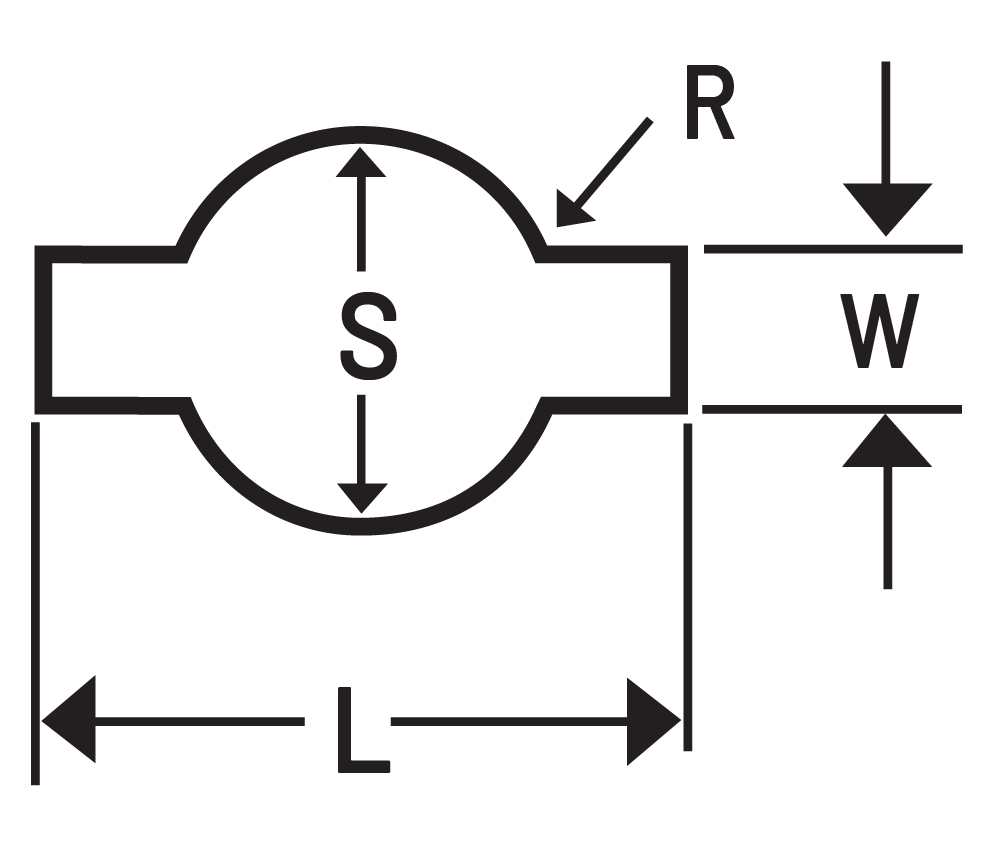 A-Double Key Shaped Ironworker Punch